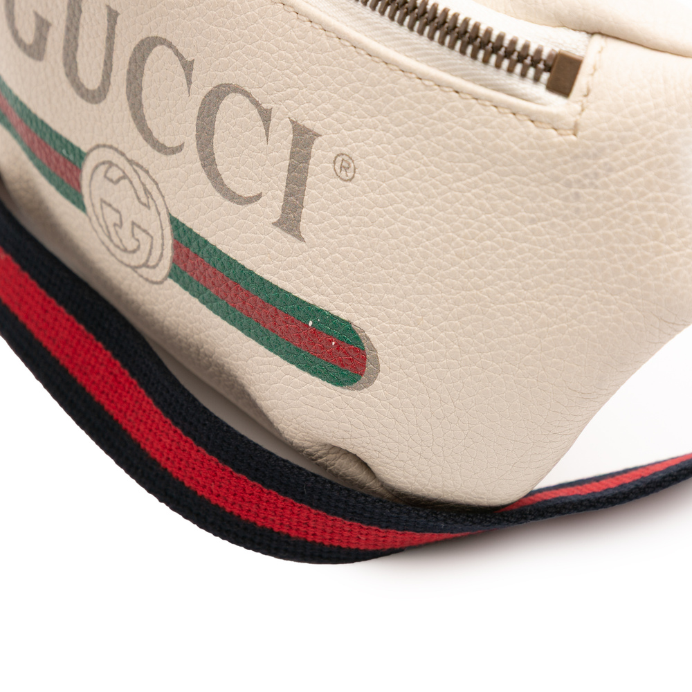 Pre-Loved Gucci Leather Logo Belt Bag - Picture 8 of 12